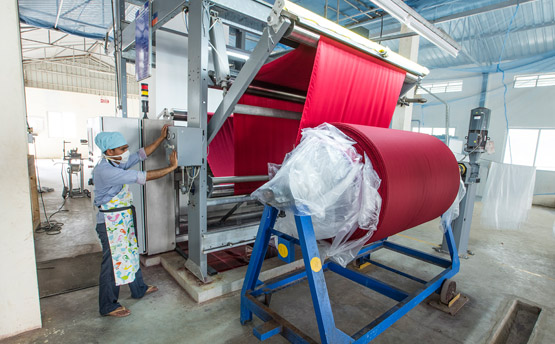 Cold Pad Batch Dyeing